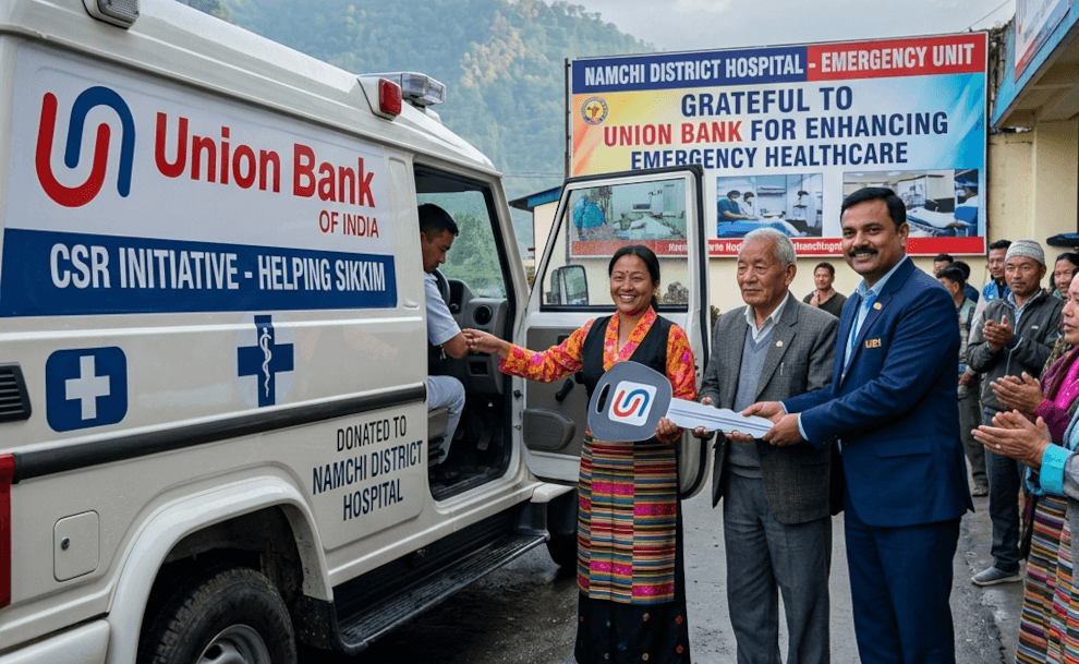 Union Bank CSR: Boosting Emergency Healthcare Services in Sikkim
